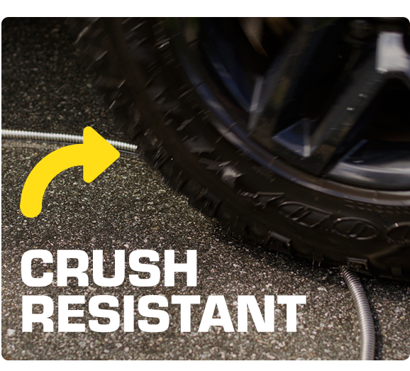 Bionic Steel Hose, crush resistant