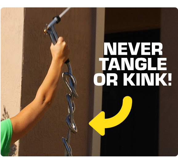 Bionic Steel Hose, Never tangle or kink