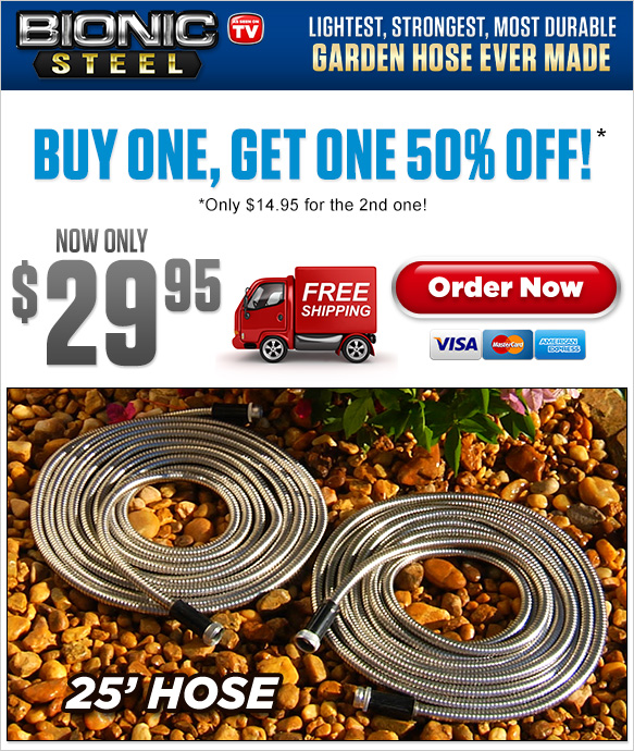 Bionic steel garden hose deals